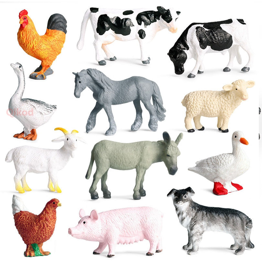 Juguete Genérico Educativo Figuras Coleccionables Animales De Granjas