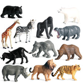 Juguete Genérico Educativo Figuras Coleccionables Animales Salvajes