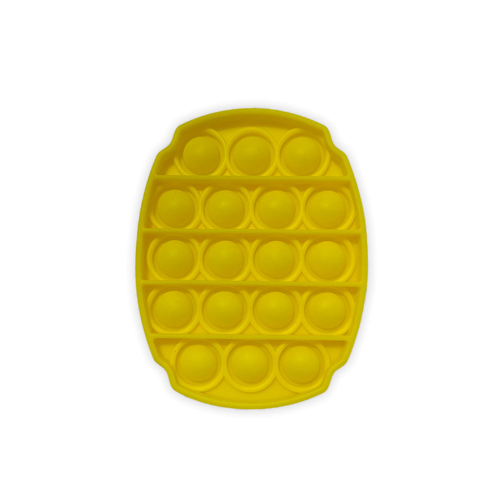 Juguete Genérico Sensorial Oval Pop Amarillo