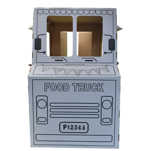 Juguete Piku Construcción Food Truck De Carton